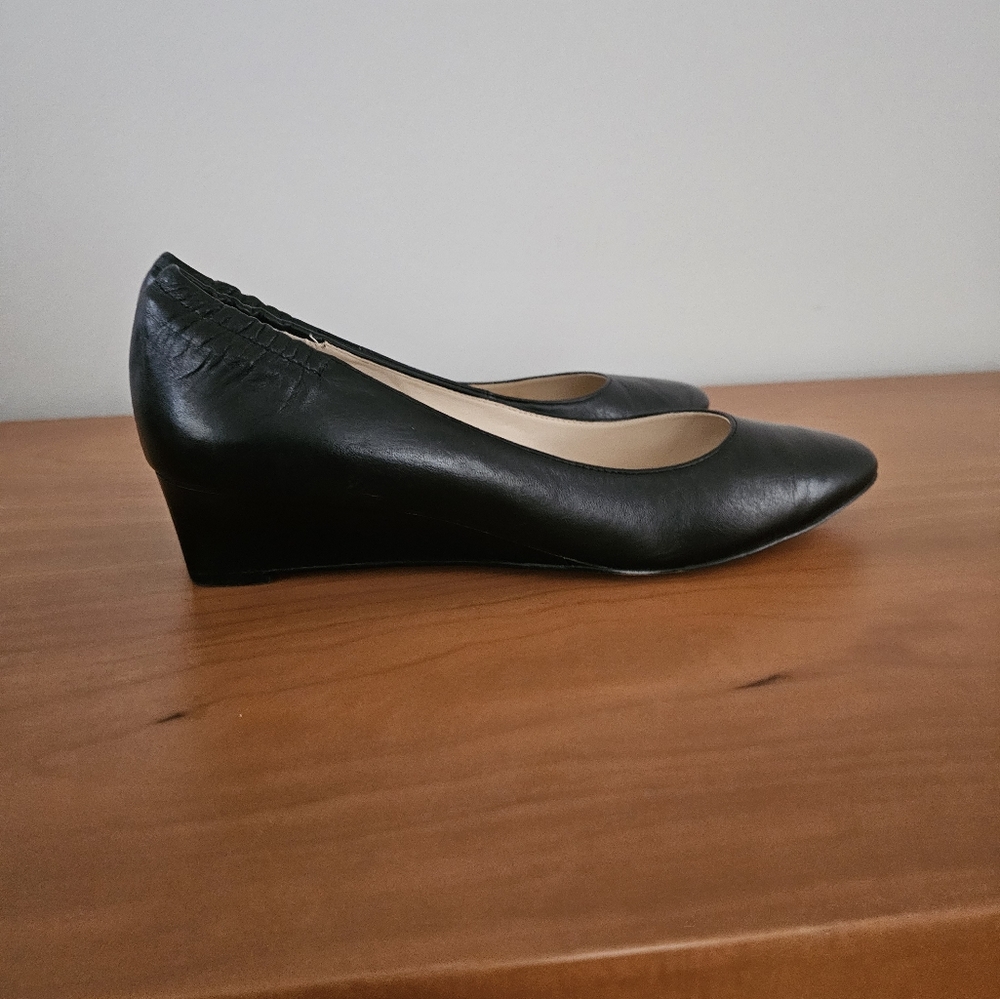 Cole haan wedge pumps.